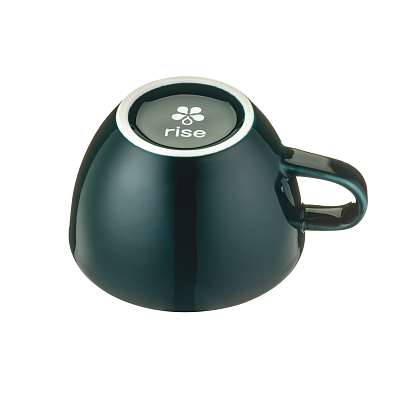 Кофейная пара RISE 210 мл кобальтово-зеленая